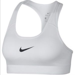 Nike sports bra white